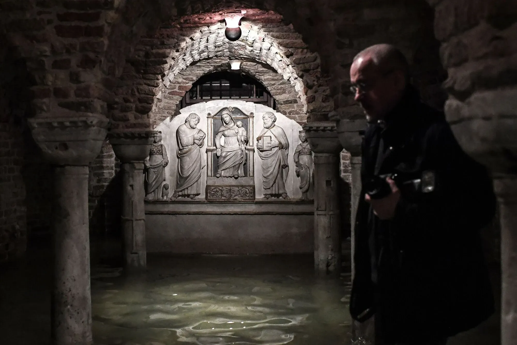 Flooded crypt