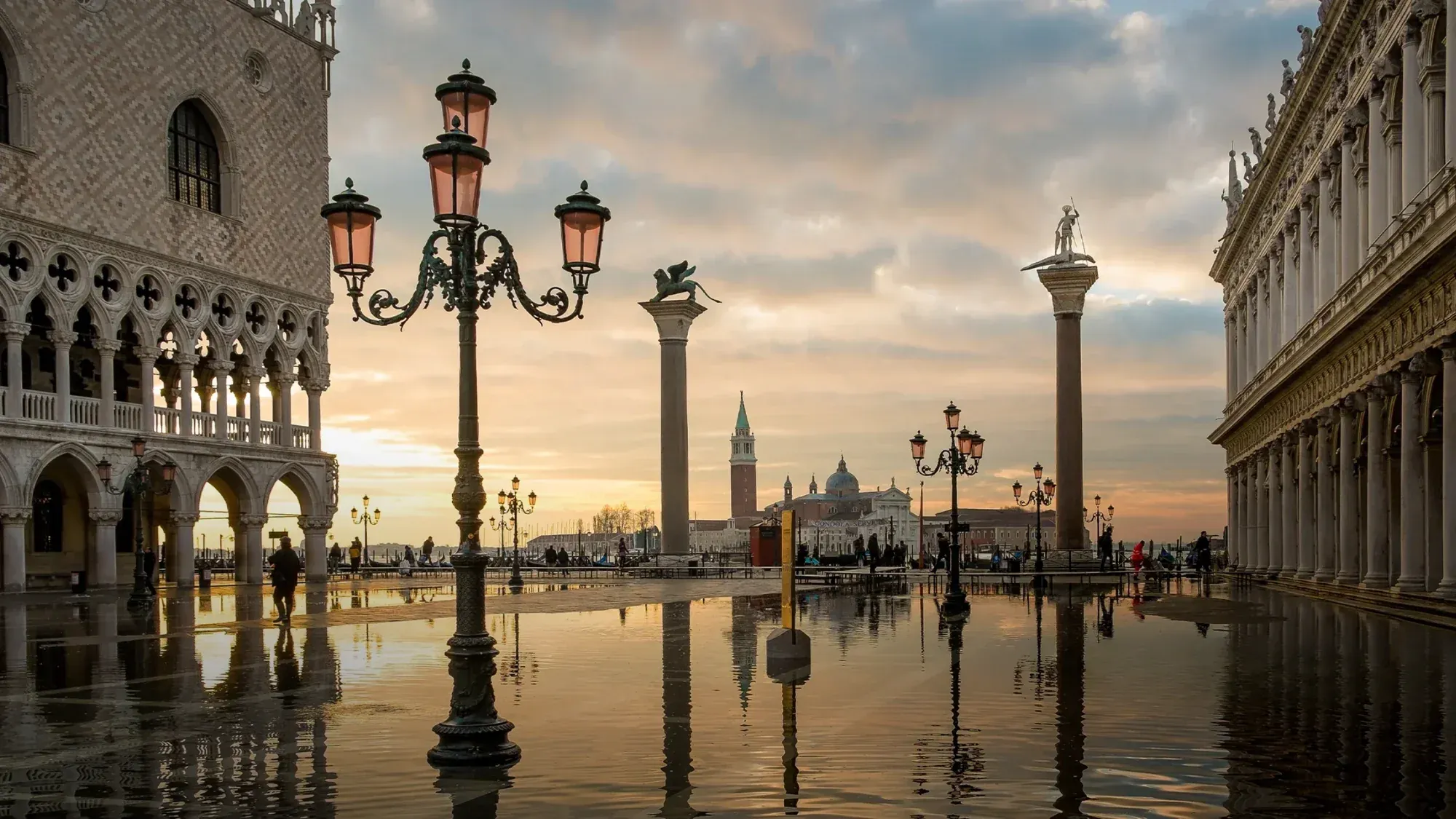 Sunrise at St. Mark’s Square in Venice
