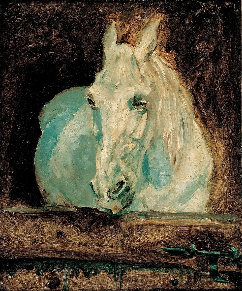 White Horse Gazelle by Toulouse-Lautrec