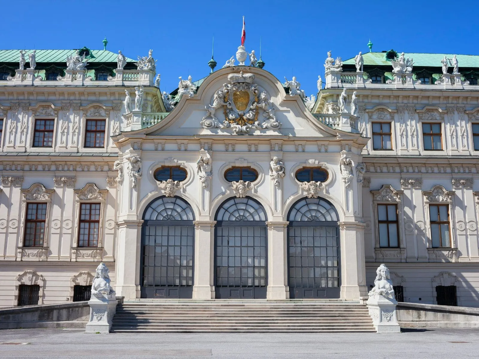 Belvedere Palace entrance
