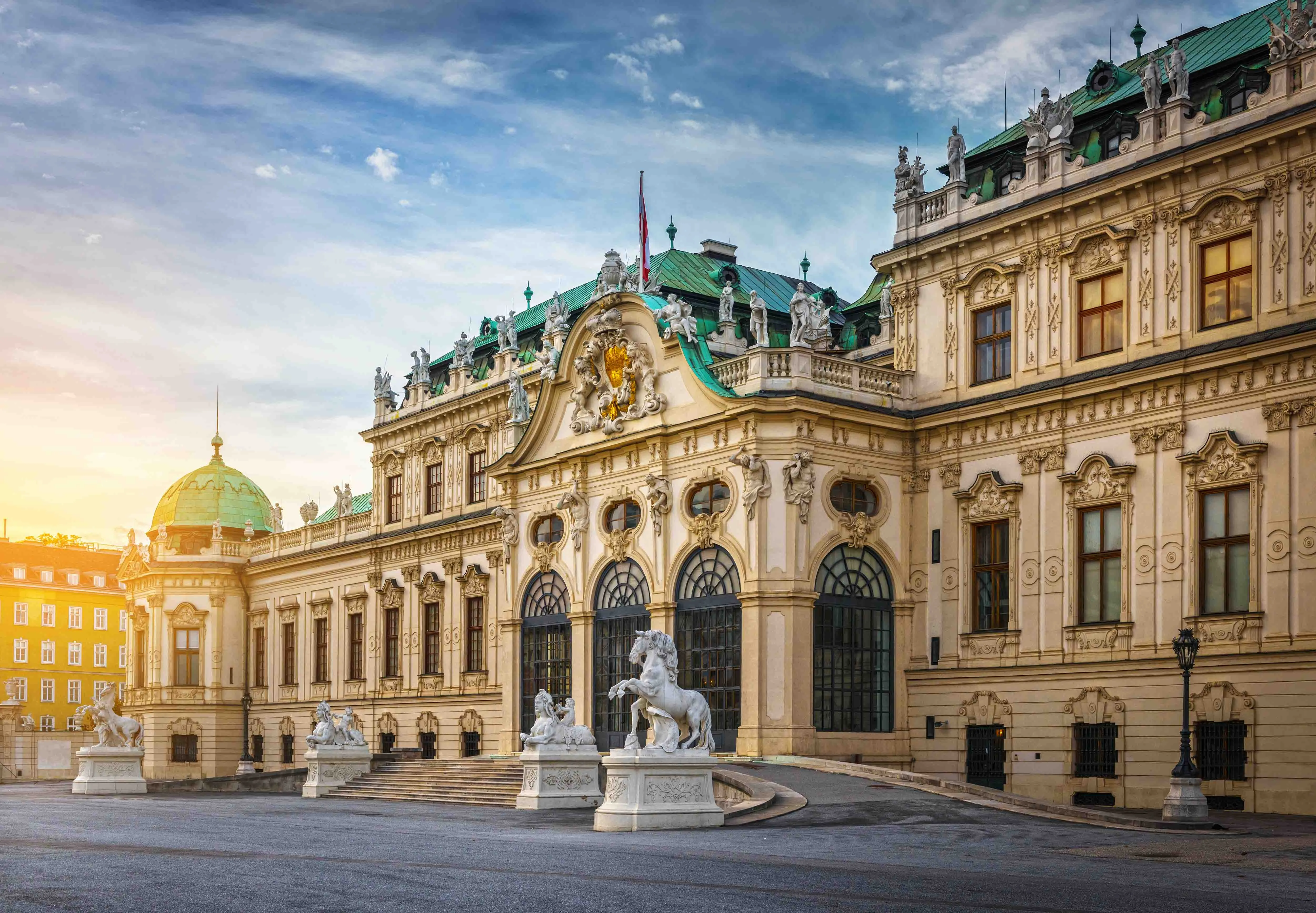Belvedere Palace main entrance