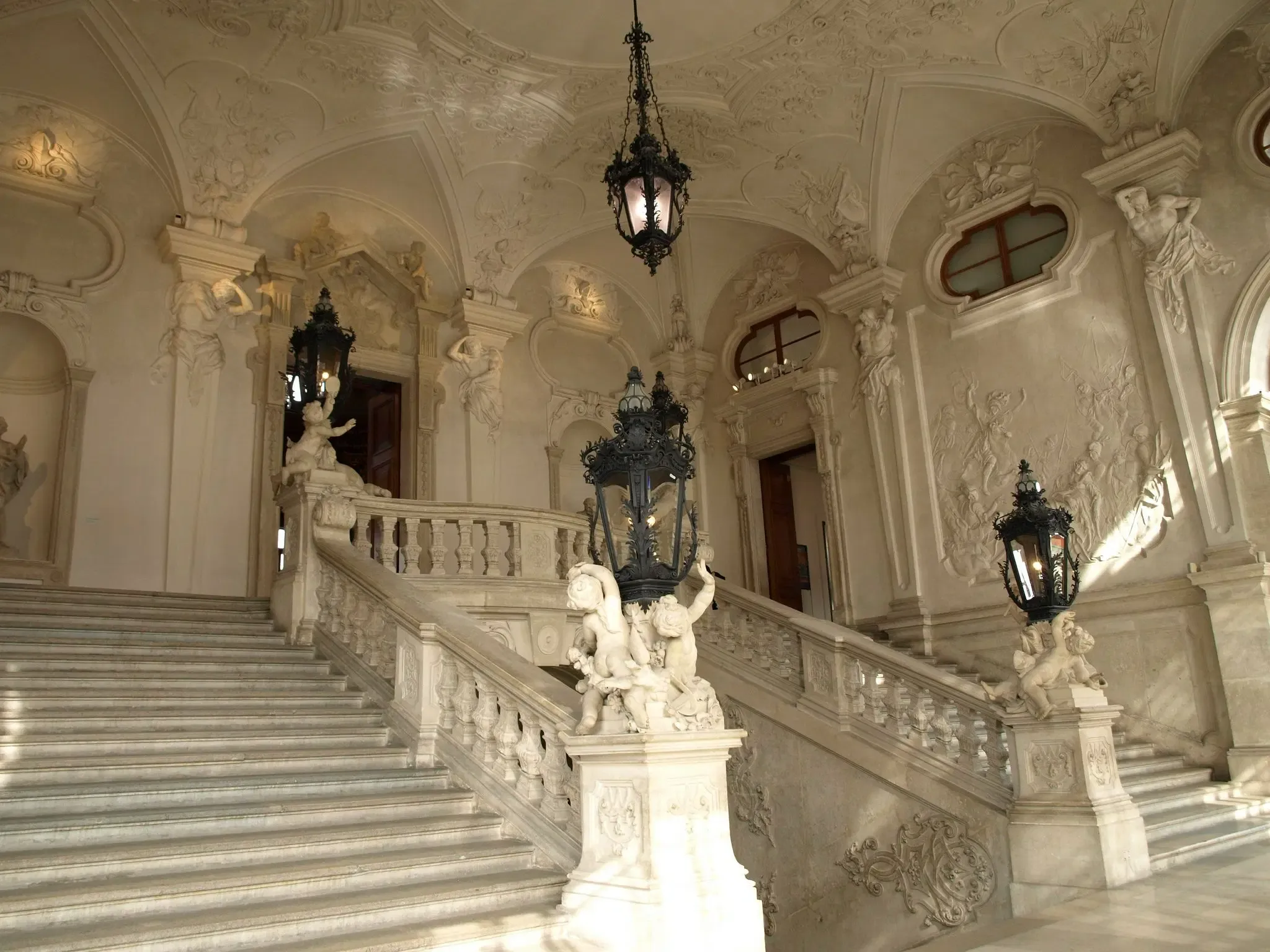 Belvedere Palace grand staircase