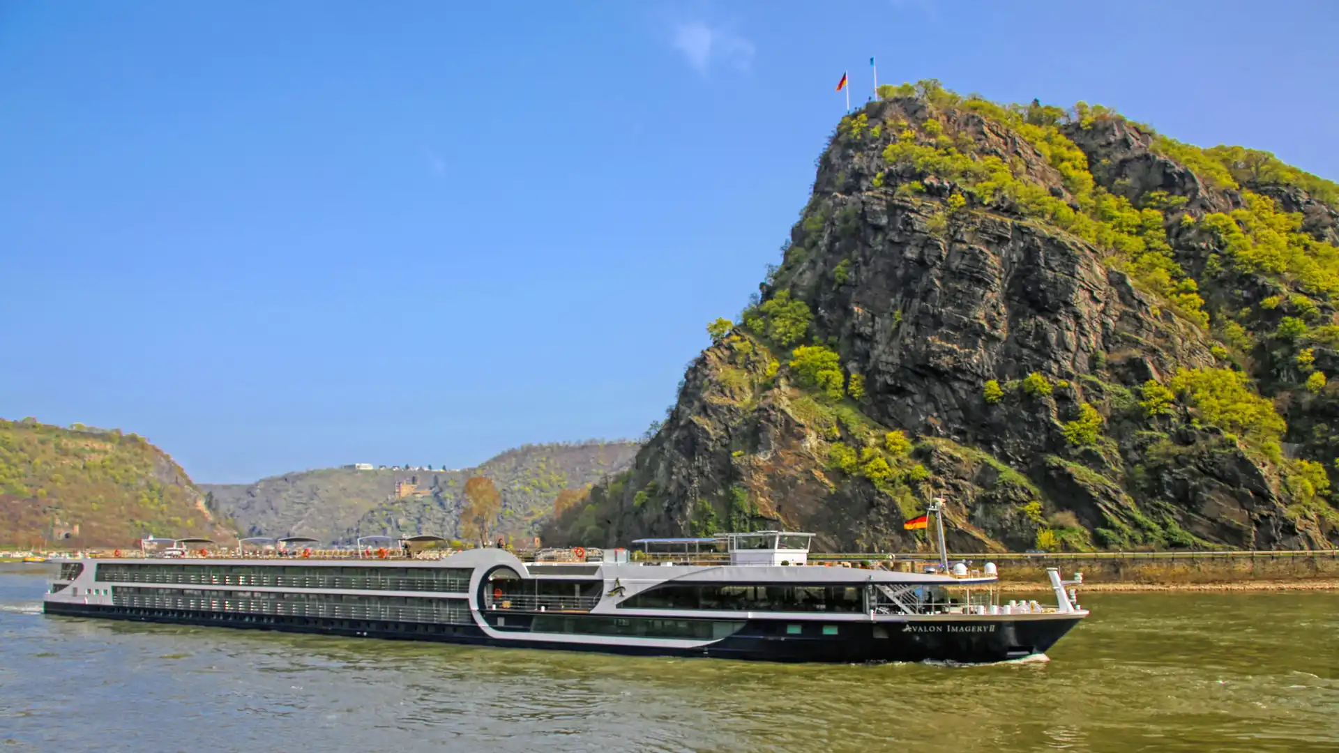 Danube countryside cruise view