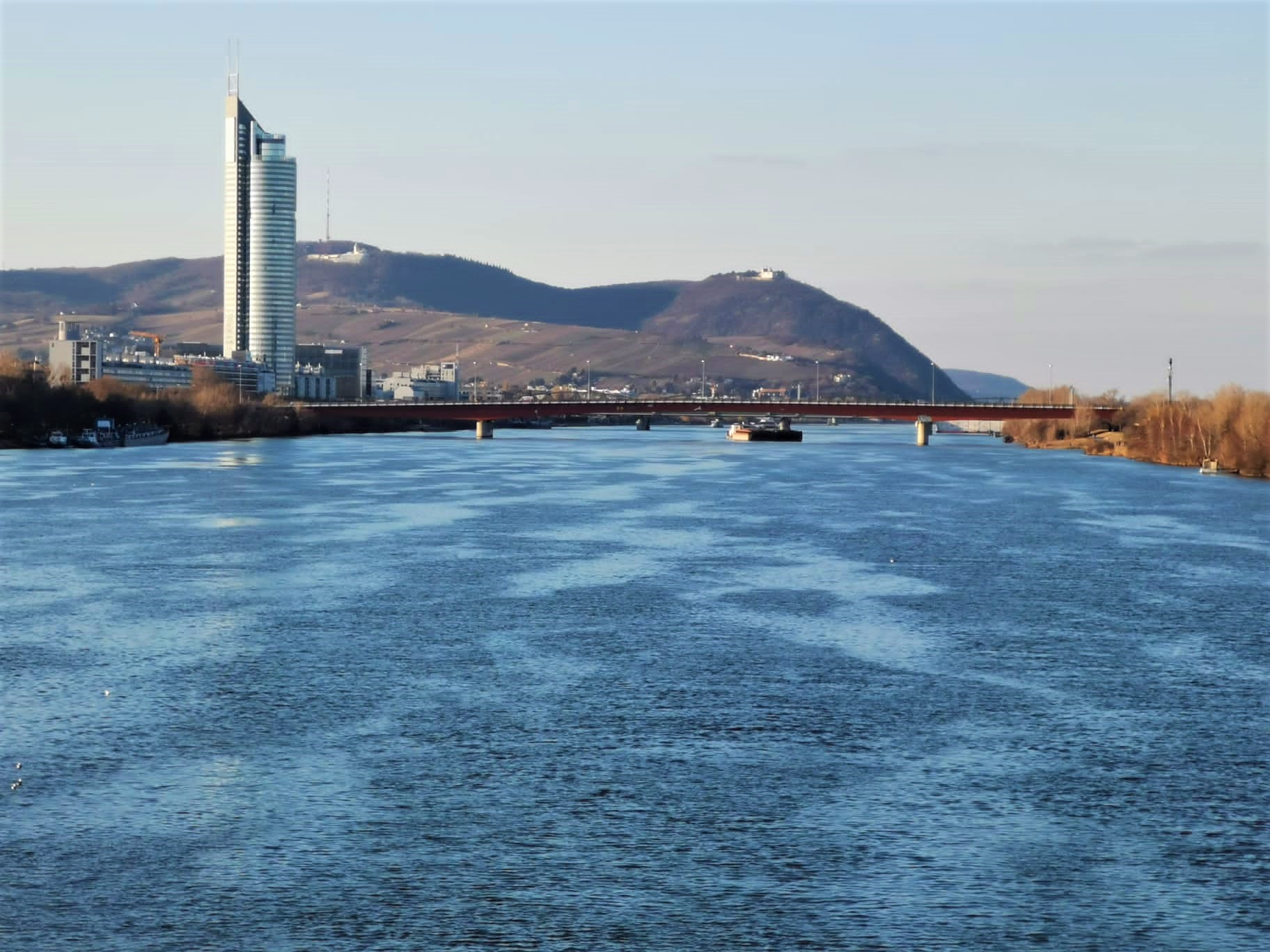 Danube river in Vienna