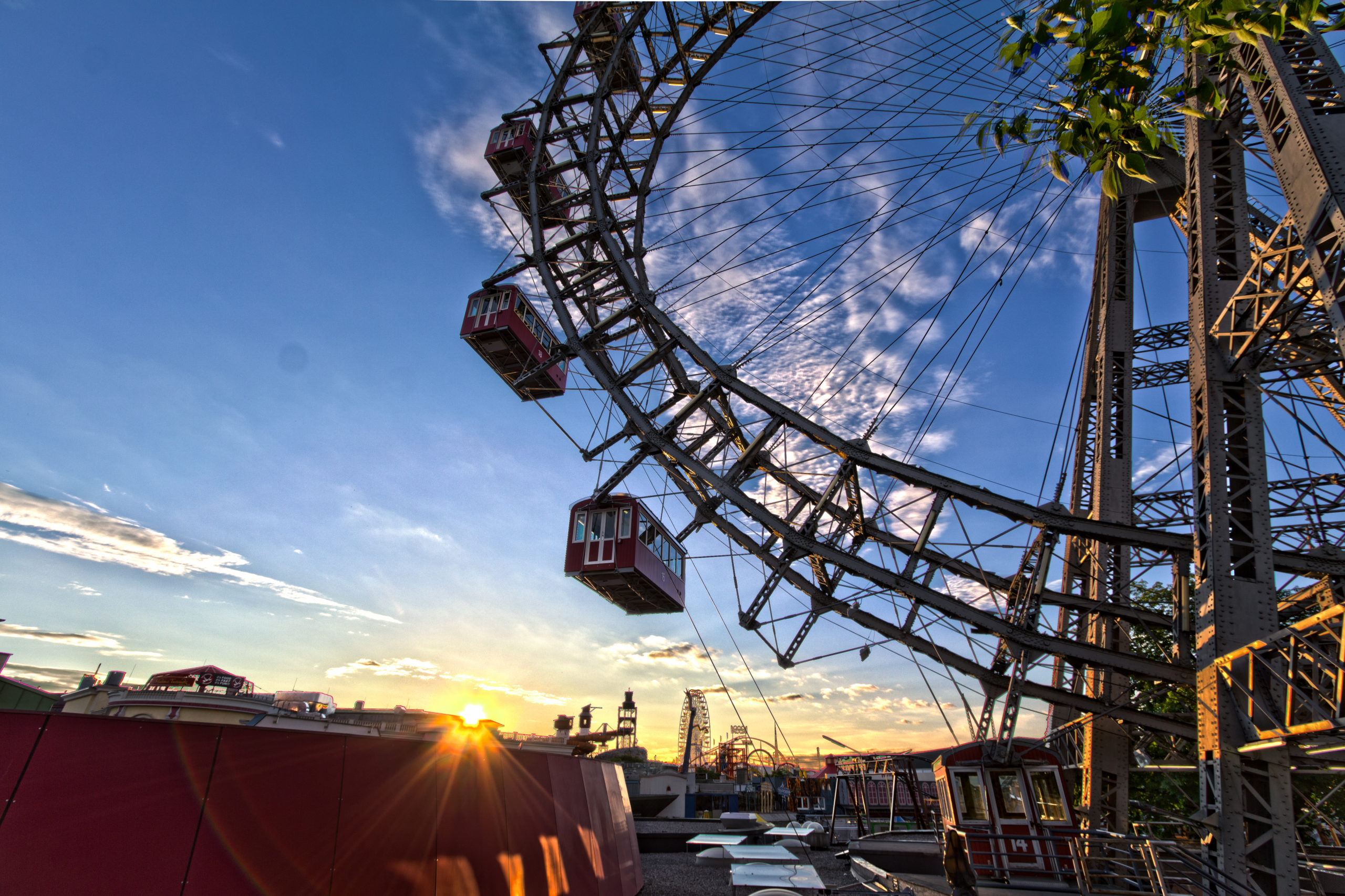 Vienna Giant Ferris Wheel in Prater