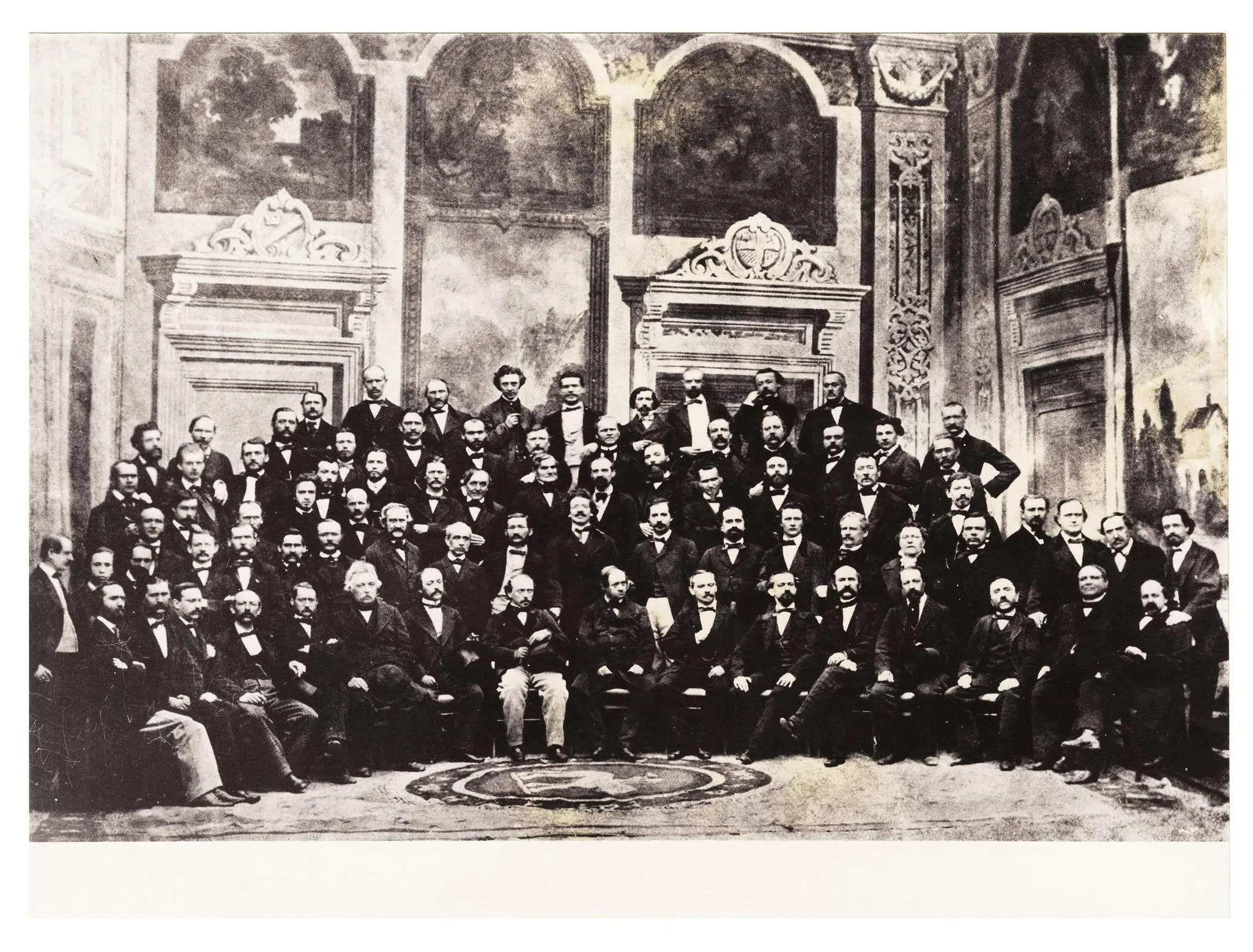 Historic 1864 Vienna Philharmonic group portrait