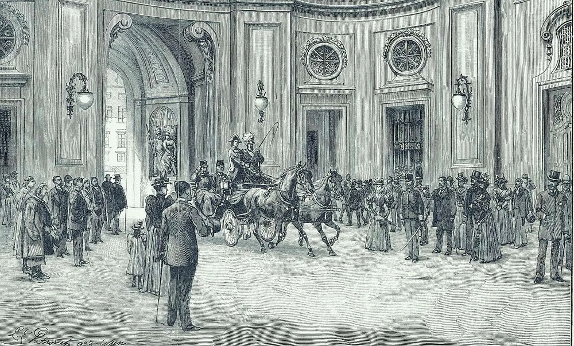 Historic imagery of late imperial Vienna and transition