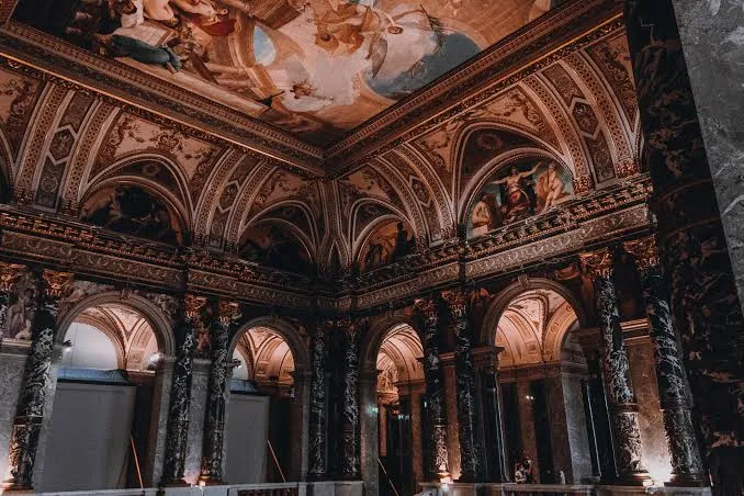 Gallery hall with paintings at Kunsthistorisches Museum