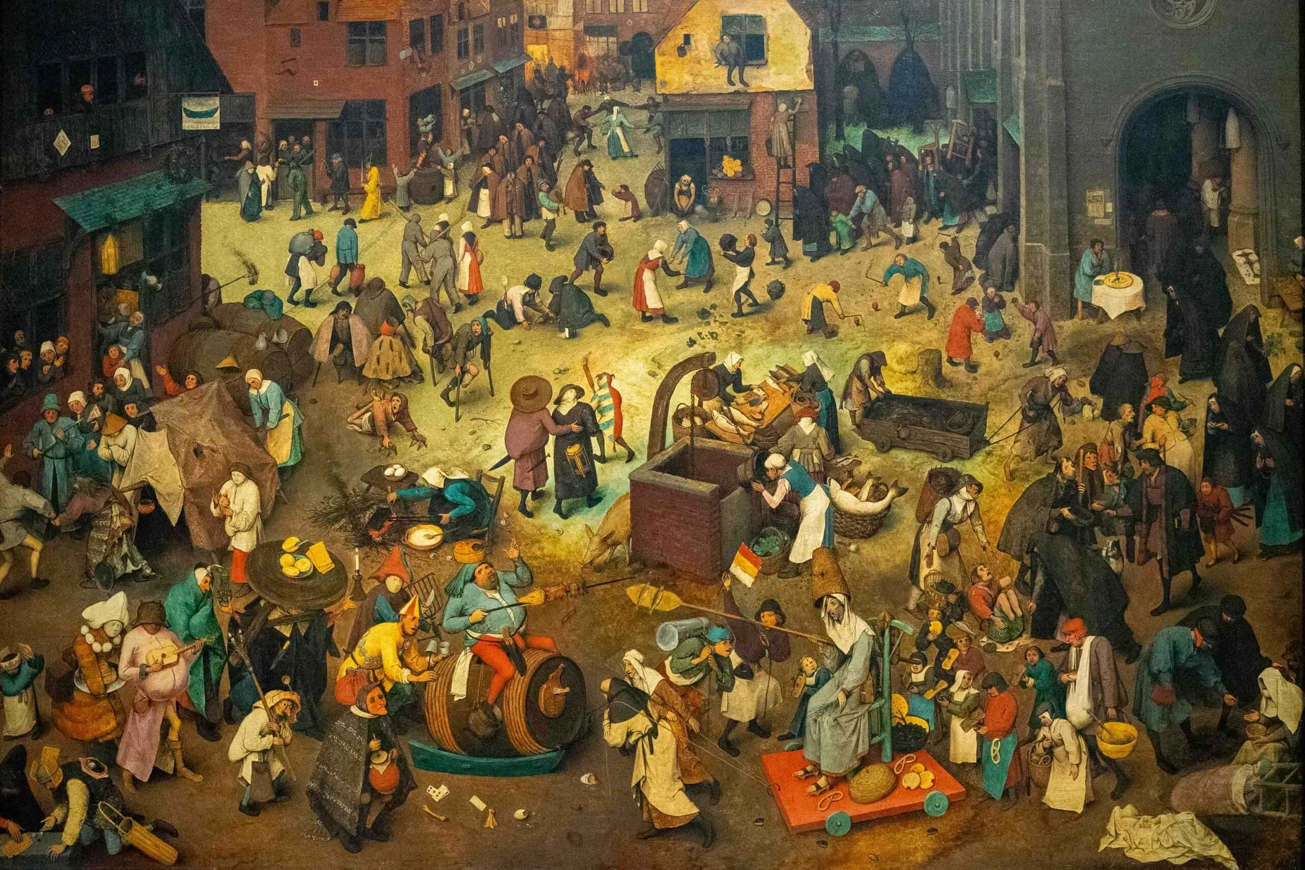 The Fight Between Carnival and Lent by Bruegel