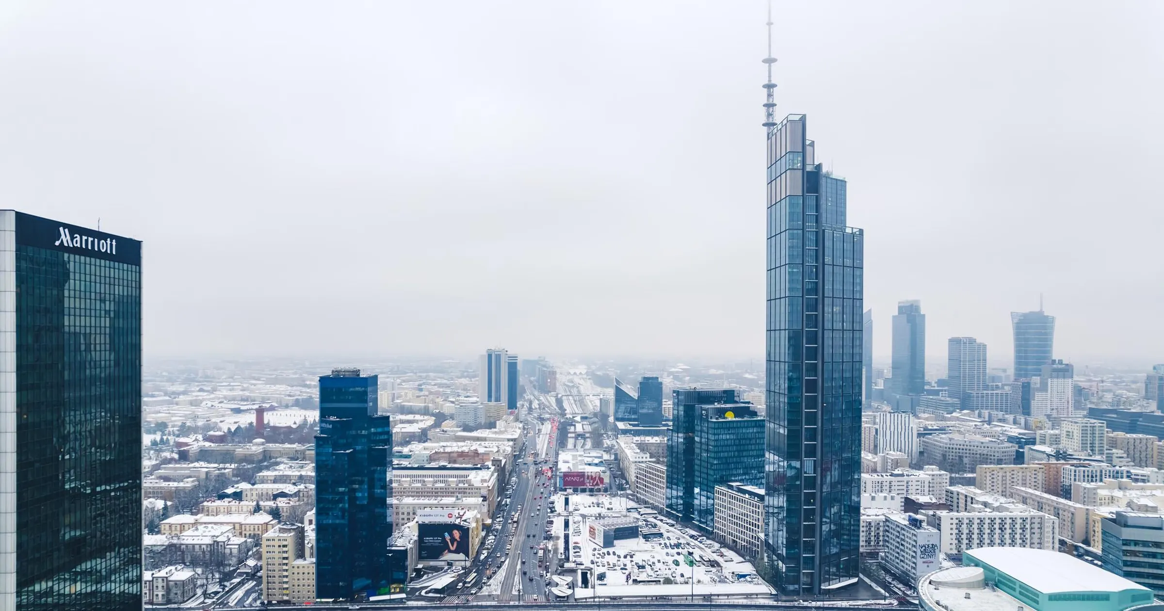 Highline Warsaw rooftop building view