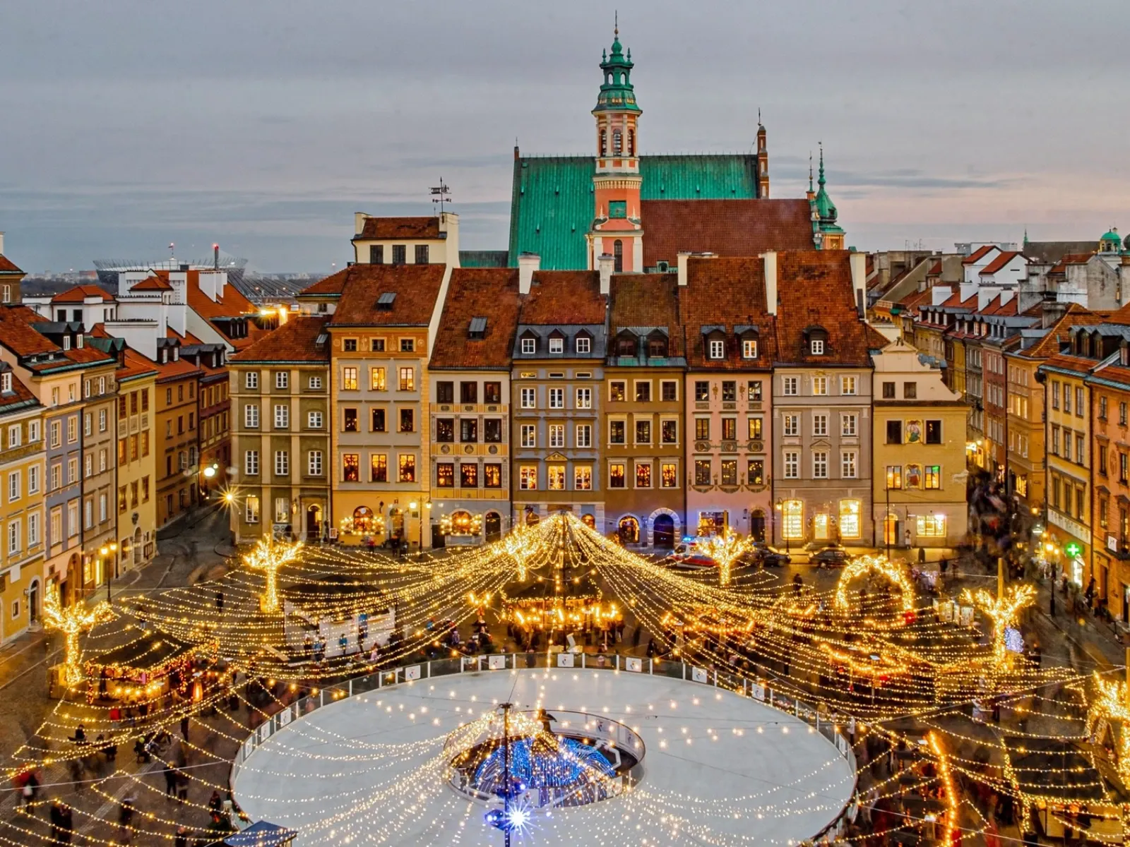 Main square at Christmas